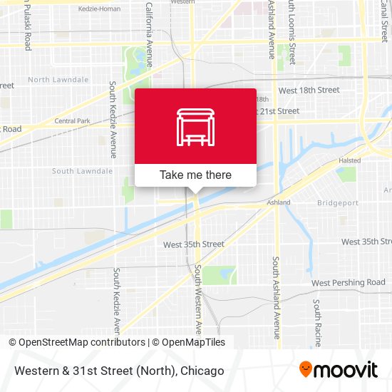 Western & 31st Street (North) map