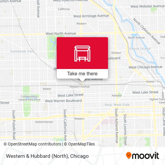 Western & Hubbard (North) map