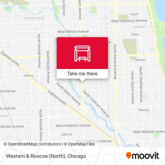 Mapa de Western & Roscoe (North)