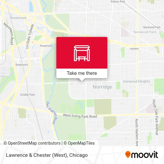 Lawrence & Chester (West) map