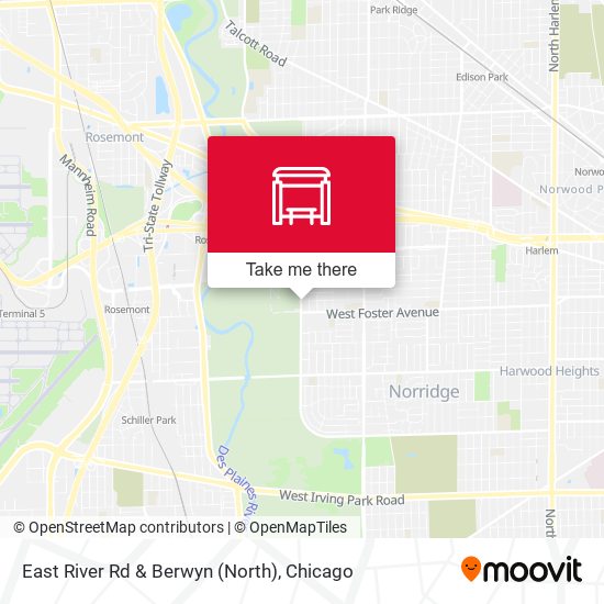 Mapa de East River Rd & Berwyn (North)