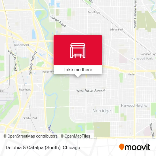 Delphia & Catalpa (South) map