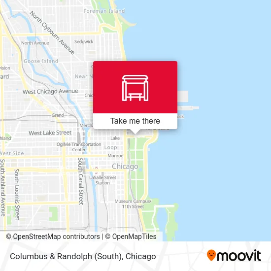 Columbus & Randolph (South) map