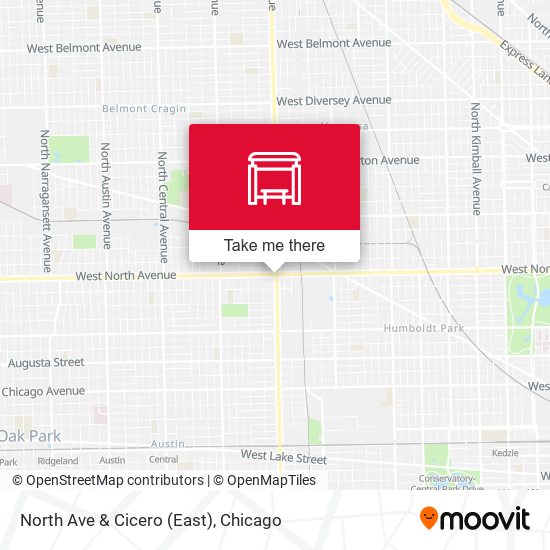 North Ave & Cicero (East) map