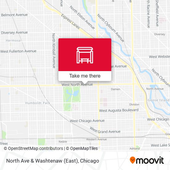 Mapa de North Ave & Washtenaw (East)
