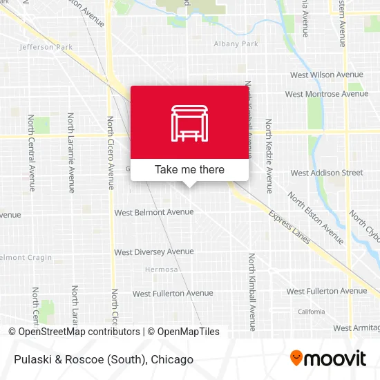 Pulaski & Roscoe (South) map