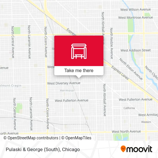 Pulaski & George (South) map