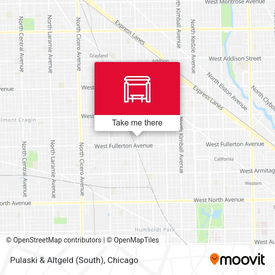 Pulaski & Altgeld (South) map