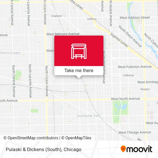 Pulaski & Dickens (South) map