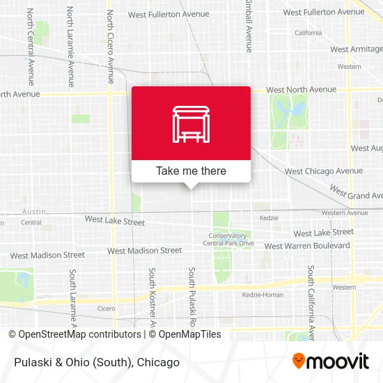 Pulaski & Ohio (South) map