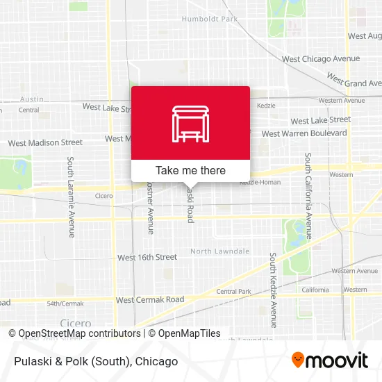 Pulaski & Polk (South) map