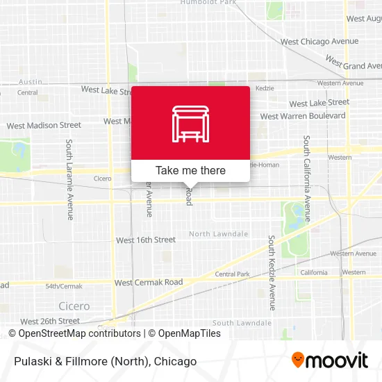 Pulaski & Fillmore (North) map