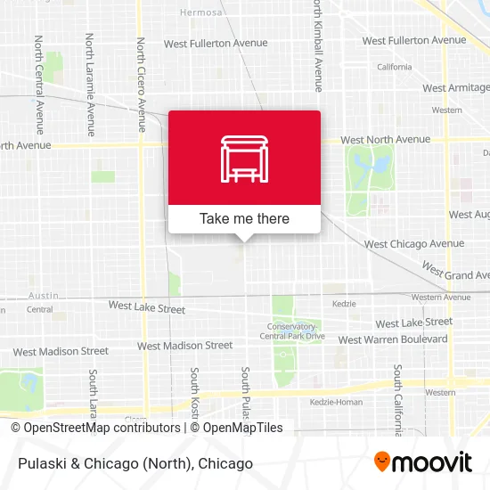 Pulaski & Chicago (North) map