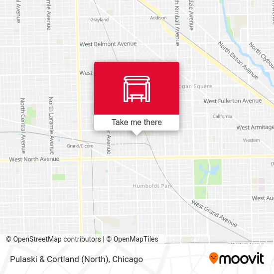 Pulaski & Cortland (North) map