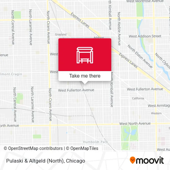 Pulaski & Altgeld (North) map