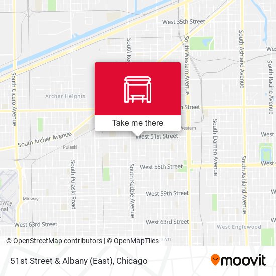 51st Street & Albany (East) map