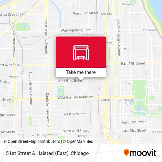 51st Street & Halsted (East) map