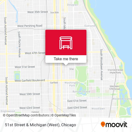 51st Street & Michigan (West) map