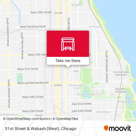 51st Street & Wabash (West) map