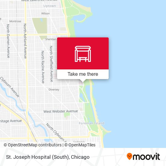 St. Joseph Hospital (South) map