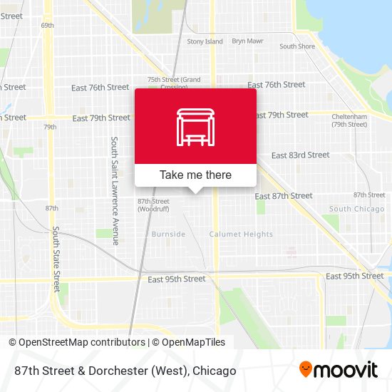 87th Street & Dorchester (West) map