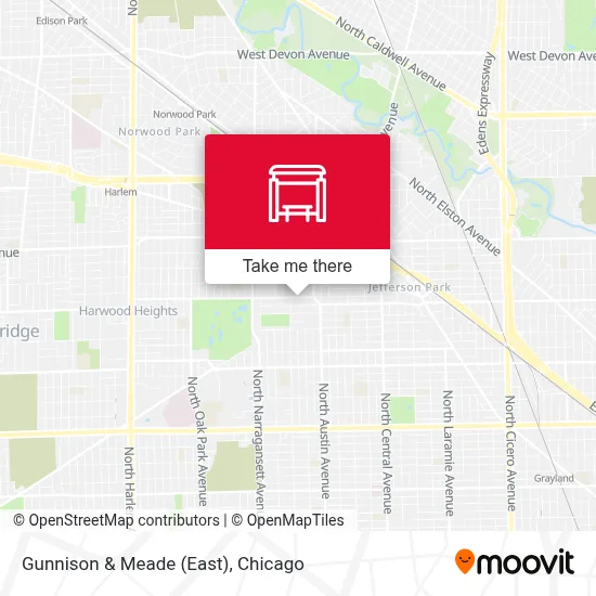 Gunnison & Meade (East) map