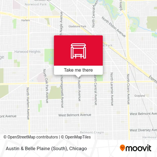 Austin & Belle Plaine (South) map