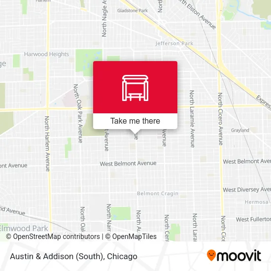 Austin & Addison (South) map