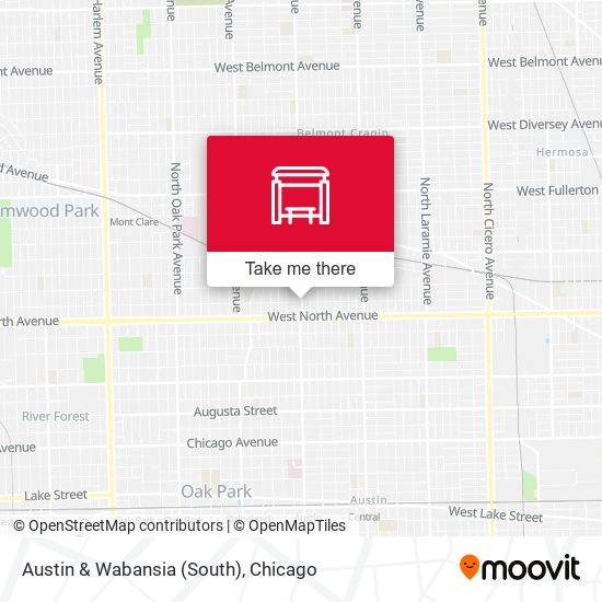 Mapa de Austin & Wabansia (South)