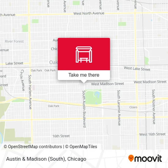 Austin & Madison (South) map