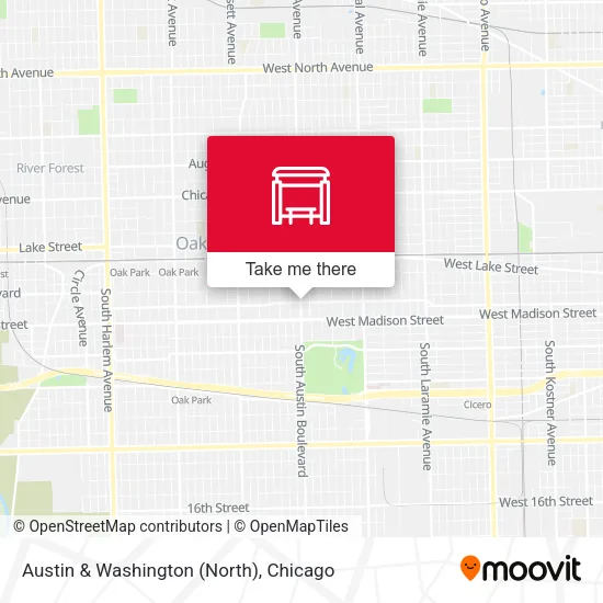 Austin & Washington (North) map
