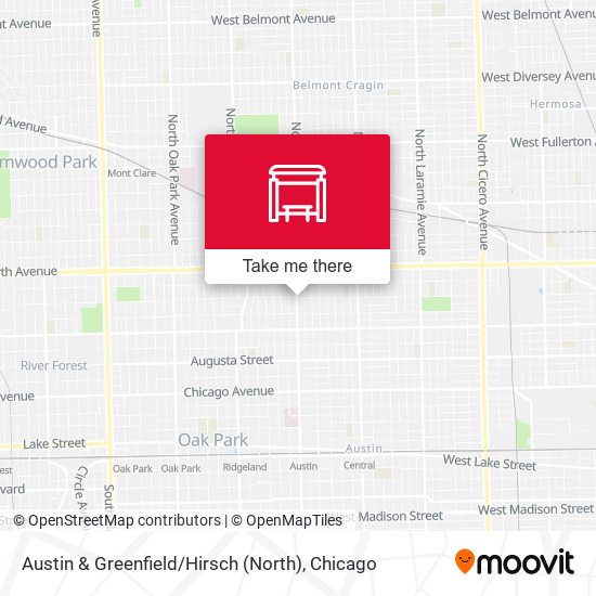 Austin & Greenfield / Hirsch (North) map