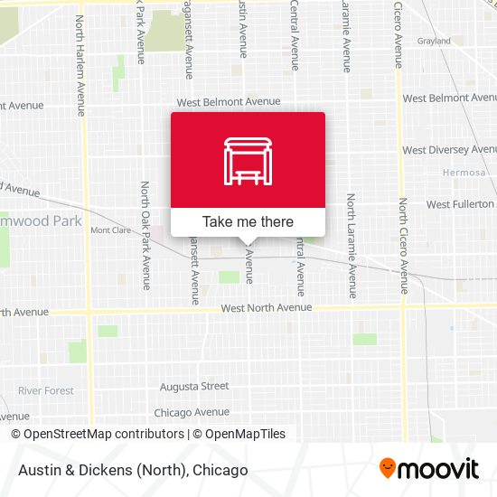 Mapa de Austin & Dickens (North)