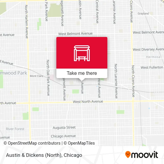 Austin & Dickens (North) map
