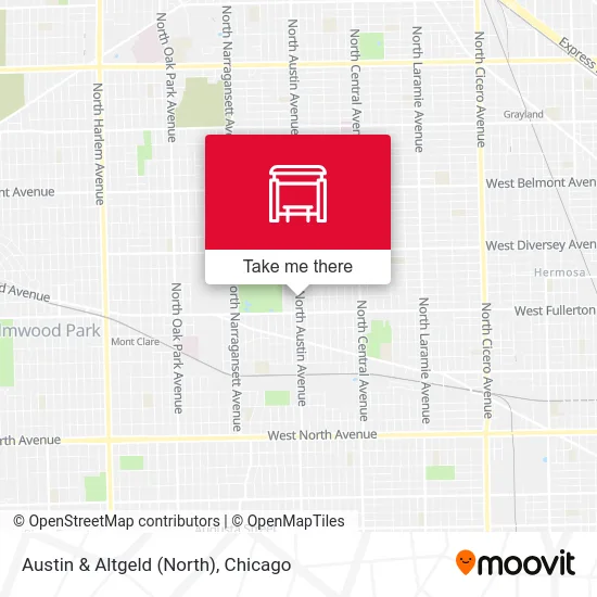 Austin & Altgeld (North) map