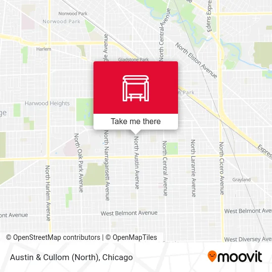 Austin & Cullom (North) map
