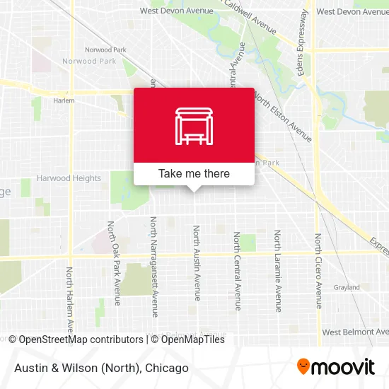 Austin & Wilson (North) map