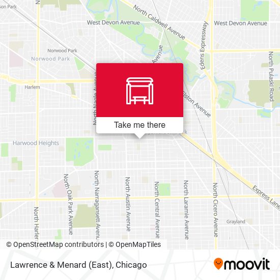 Mapa de Lawrence & Menard (East)