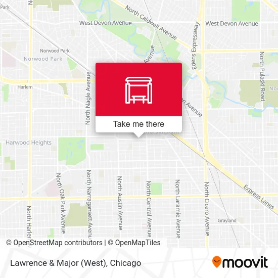 Lawrence & Major (West) map