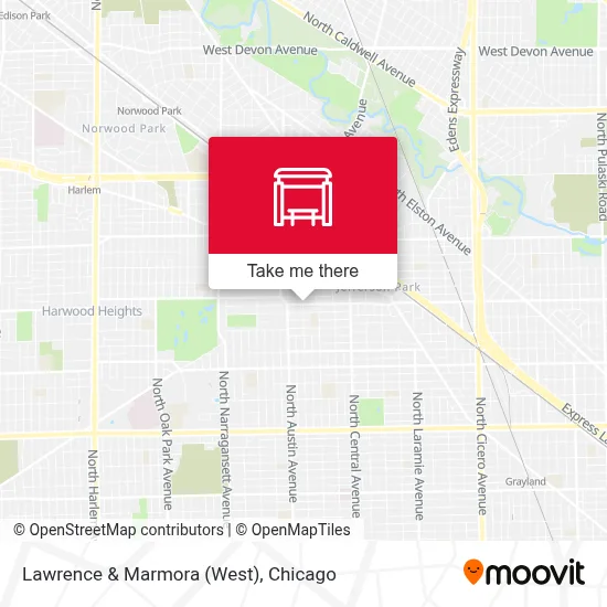 Lawrence & Marmora (West) map