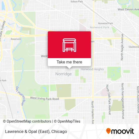 Lawrence & Opal (East) map