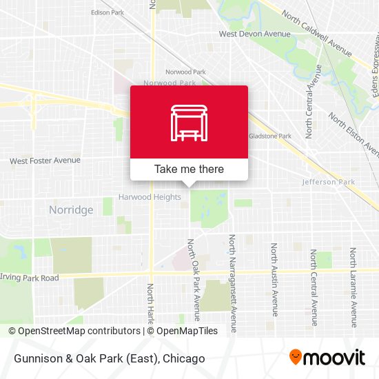 Mapa de Gunnison & Oak Park (East)