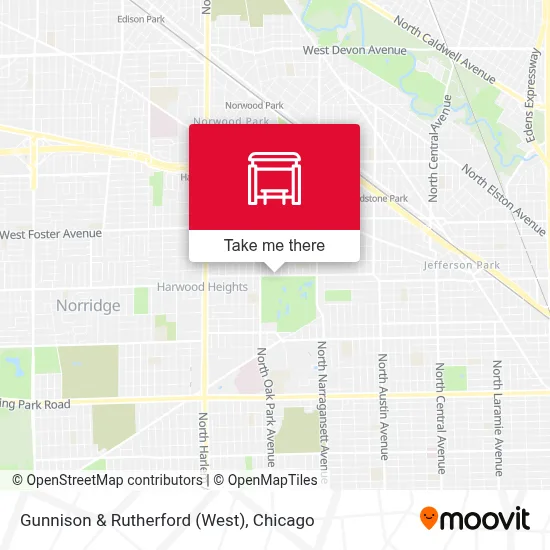Gunnison & Rutherford (West) map