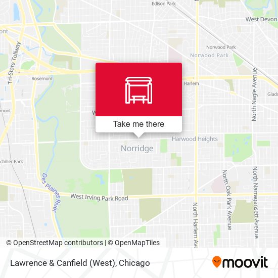 Mapa de Lawrence & Canfield (West)