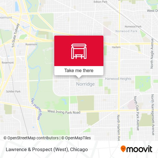 Mapa de Lawrence & Prospect (West)