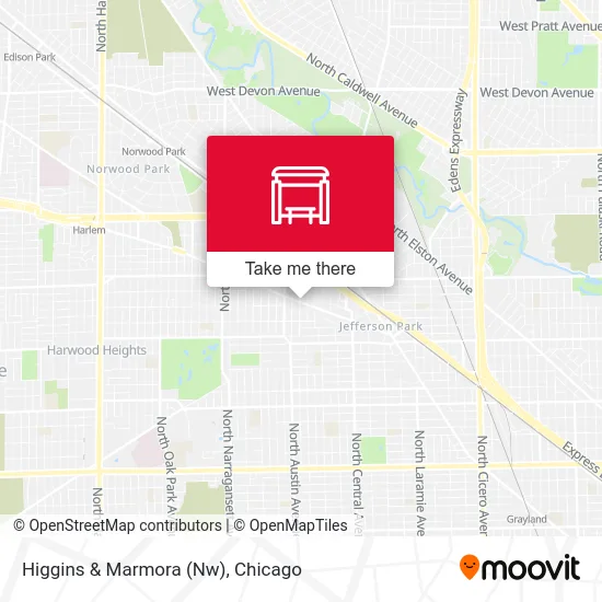 Higgins & Marmora (Nw) map