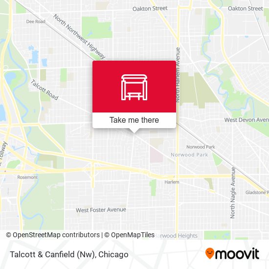 Talcott & Canfield (Nw) map