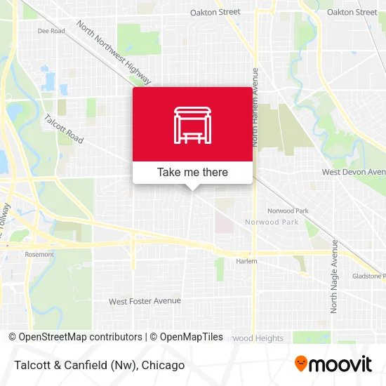 Talcott & Canfield (Nw) map