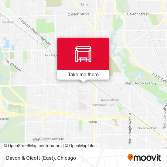 Devon & Olcott (East) map