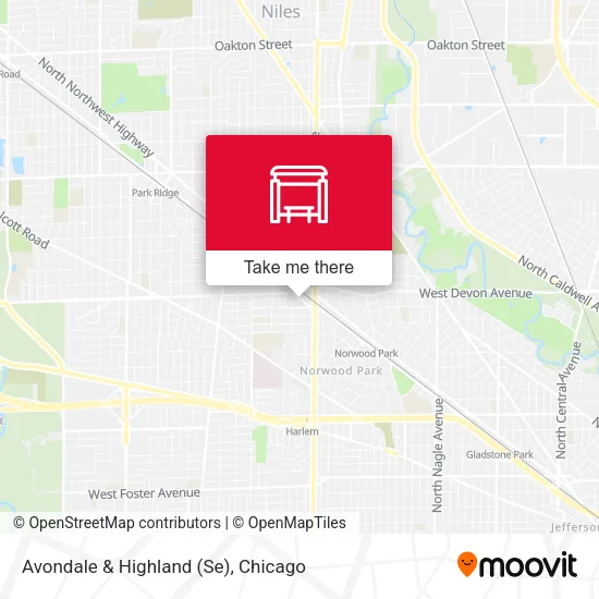 Avondale & Highland (Se) map
